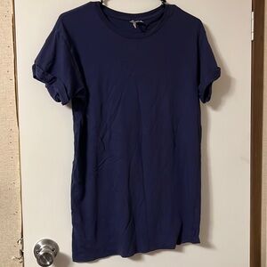 Blue T-shirt dress